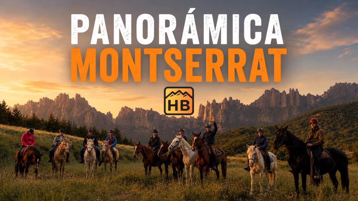 Última plaza‼️🐎 Ruta a caballo con vistas increíbles de Montserrat ⛰️