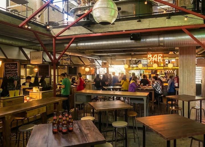 Mercado de San Ildefonso y baile de los 90 💃🏻💃🏻