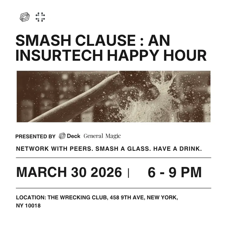 đš SMASH CLAUSE : An Insurtech Happy Hour