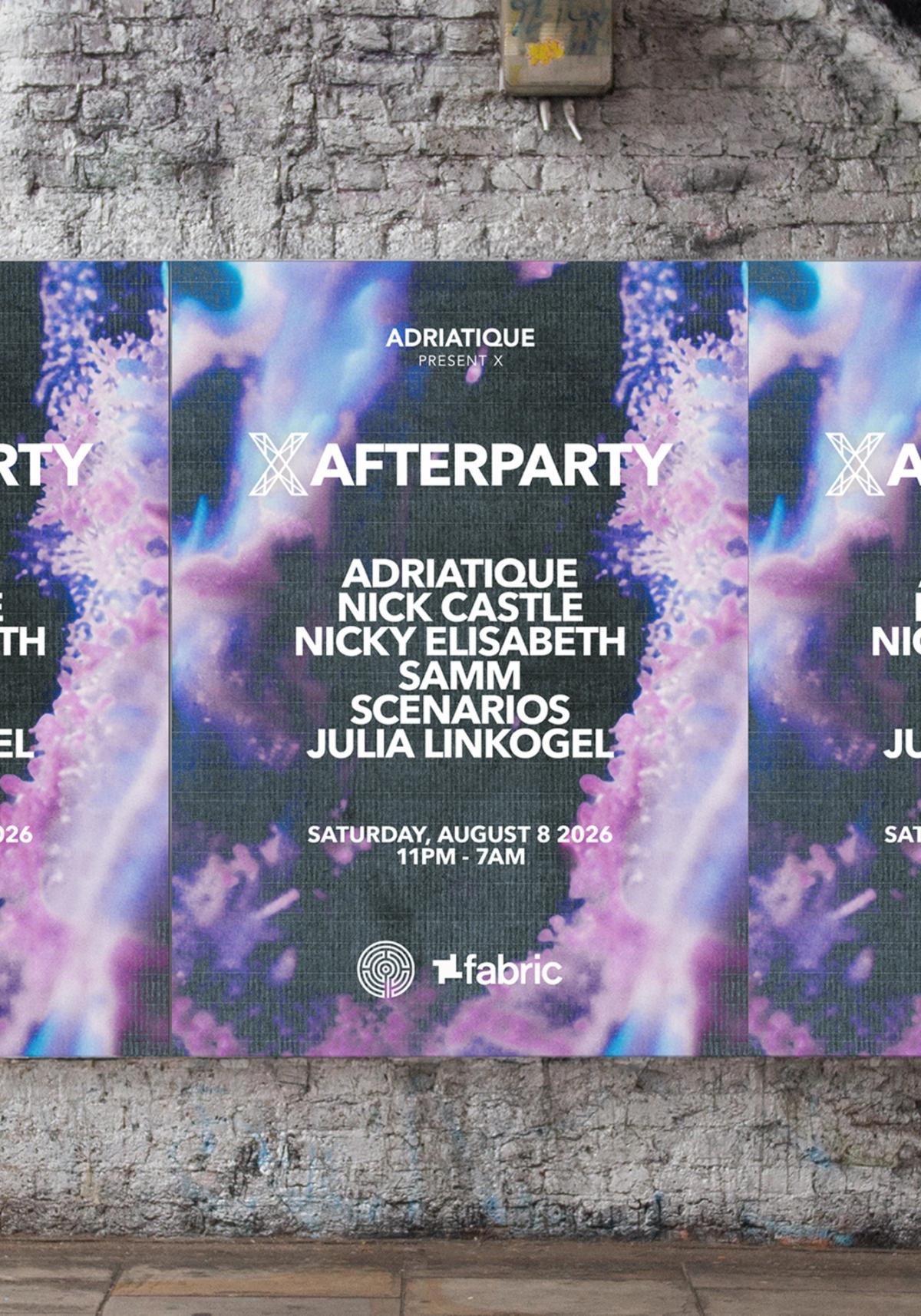 Adriatique presents X: Nick Castle, Nicky Elisabeth, Samm, Scenarios, Julia Linkogel