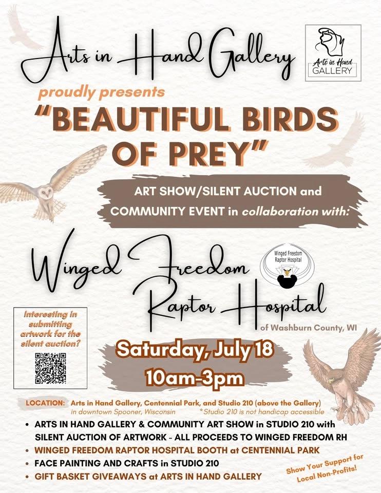 Arts in Hand Gallery Collaborative Event/Silent Auction/Art Show