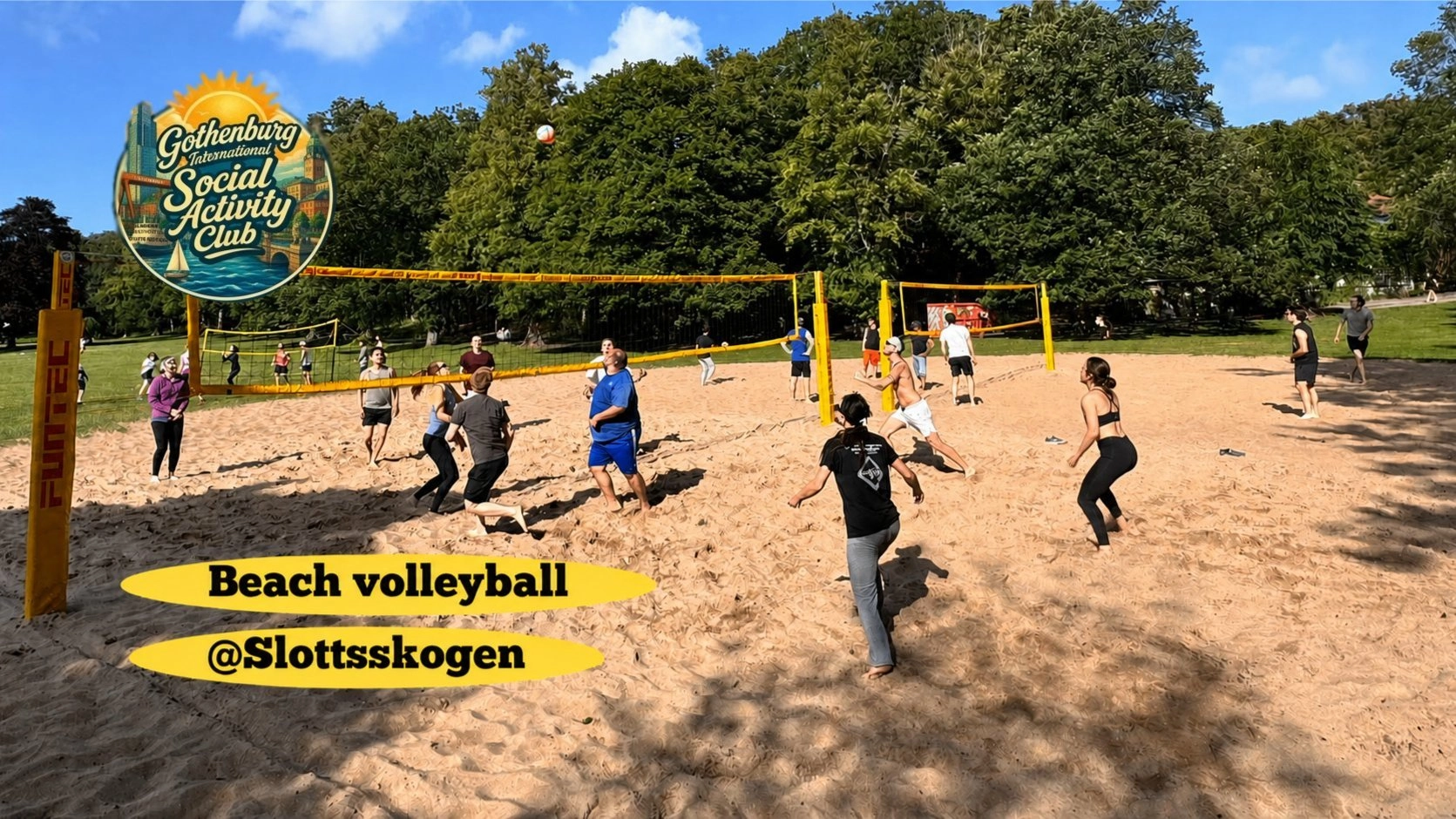 Beach volleyball Slottsskogen
