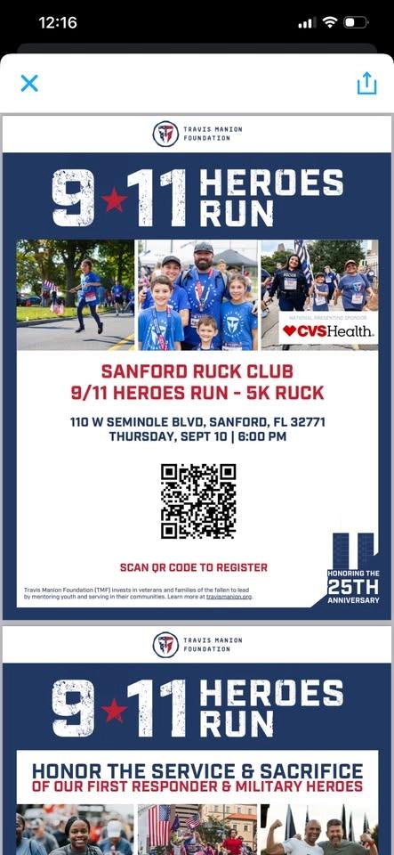 9/11 Heroes Run -5K Ruck