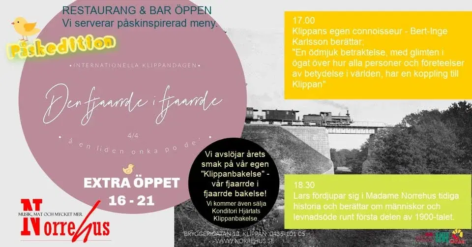 Den Fjaarrde i fjaarrde - Internationella Klippandagen!