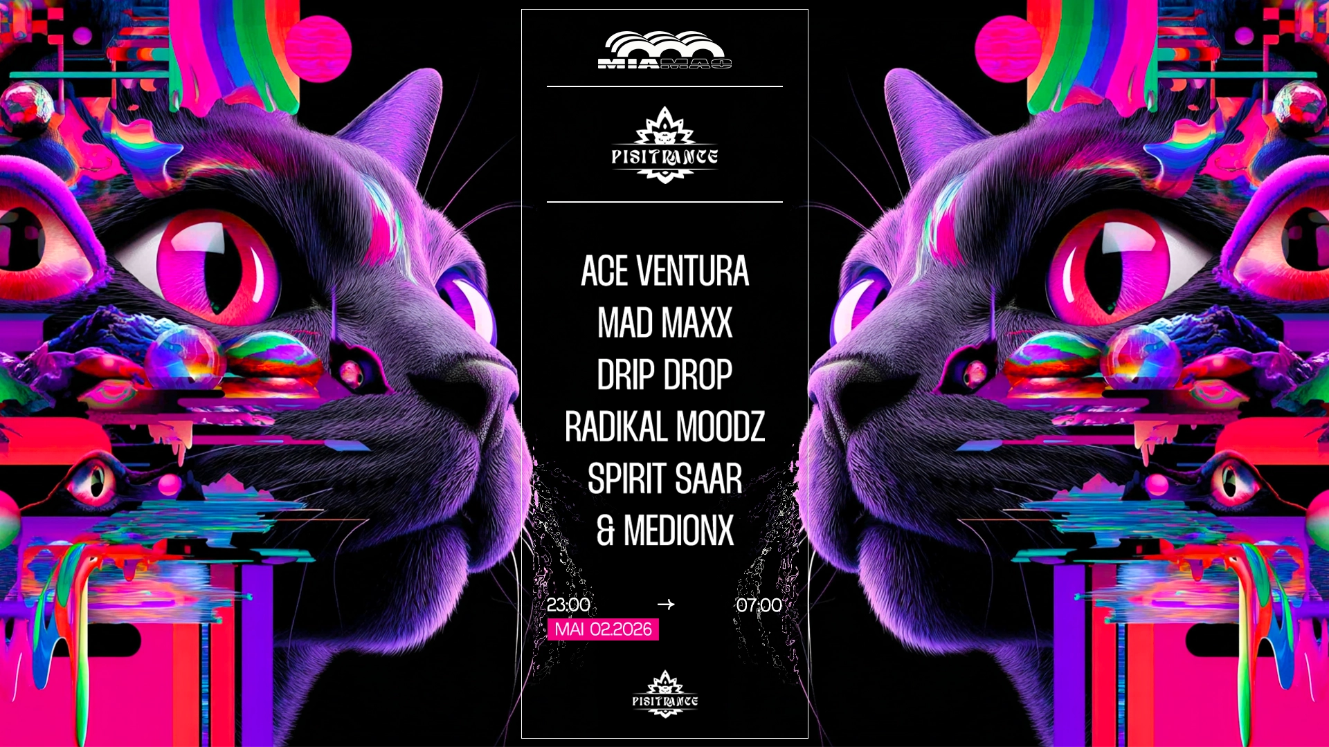 PISITRANCE: ACE VENTURA, Mad Max, DRIP DROP & MORE