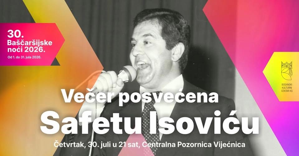 Koncert "Za dušu i sjećanje - Safet Isović"