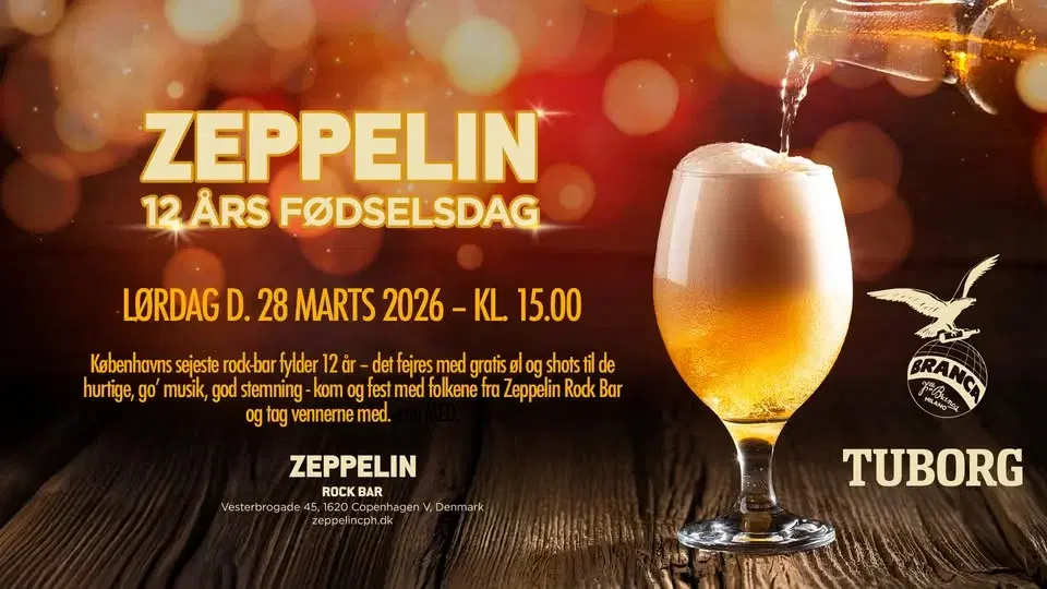 Zeppelin Rock Bar 12 års fødselsdag