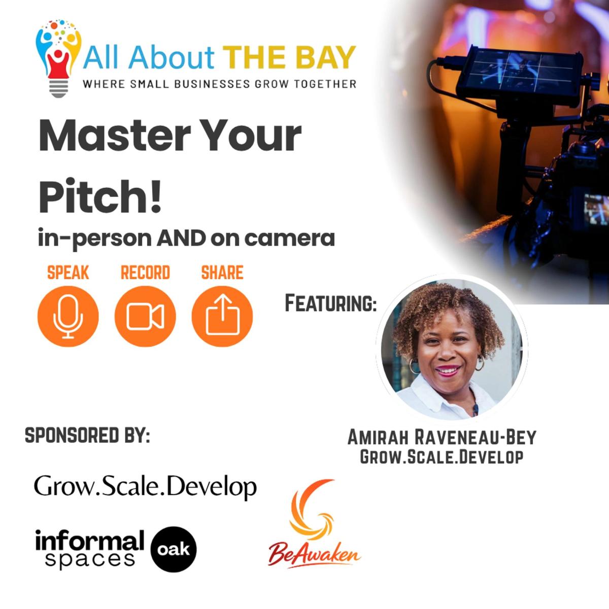 Master Your Pitch! - A Workshop by All About The Bay