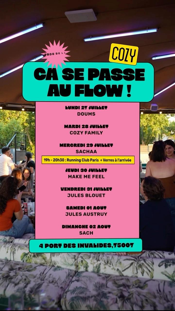 Ça se passe au Flow - Vendredi 31 Juillet