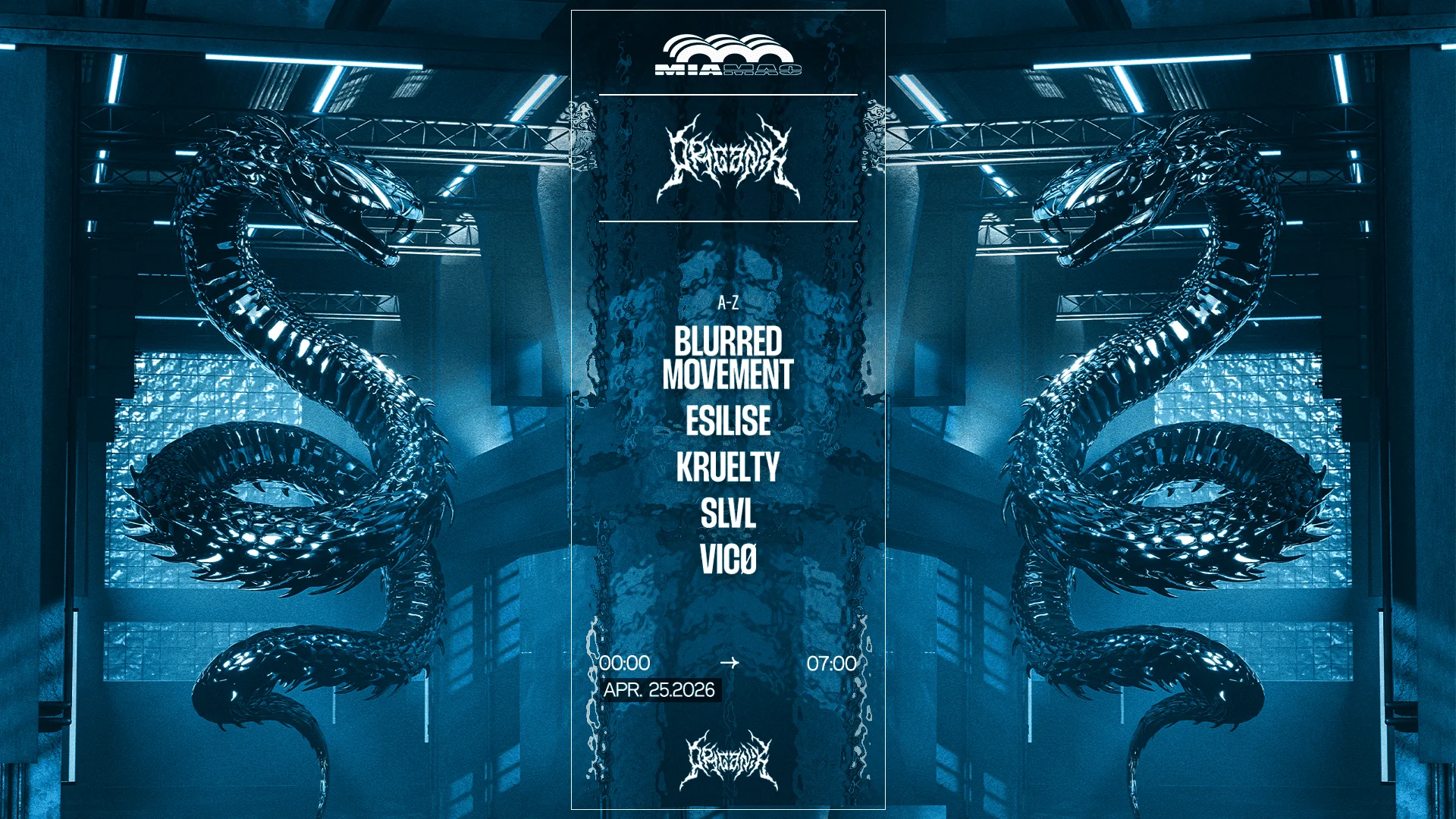 Organïk: SLVL, KRUELTY, Blurred Movement, Esilise & VICØ