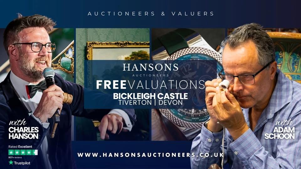 Tiverton Valuation Day with TV Expert ADAM SCHOON: Silver, Ceramics, Asian art & Antique Valuations
