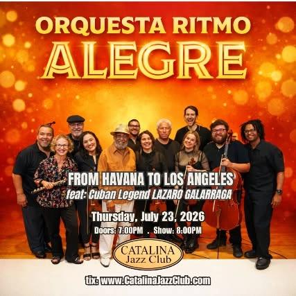 ORQUESTRA RITMO ALEGRE "From Havana to Los Angeles" | feat: Lรกzaro Galarraga