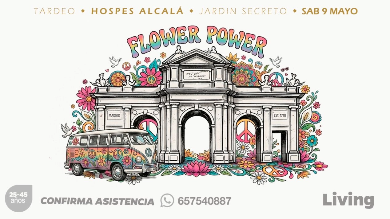 🌸TARDEO FLOWER POWER: El Jardín Secreto de la Puerta de Alcalá