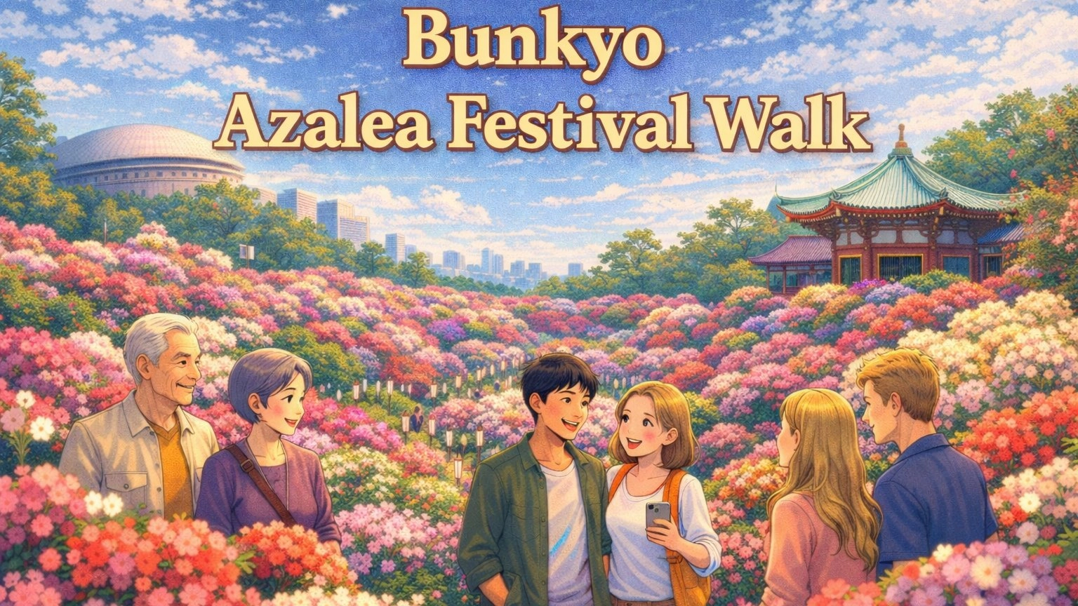 đĄ Bunkyo Azalea Festival Walk đź Yanesen â©ïž Yanaka / Nezu / Sendagi