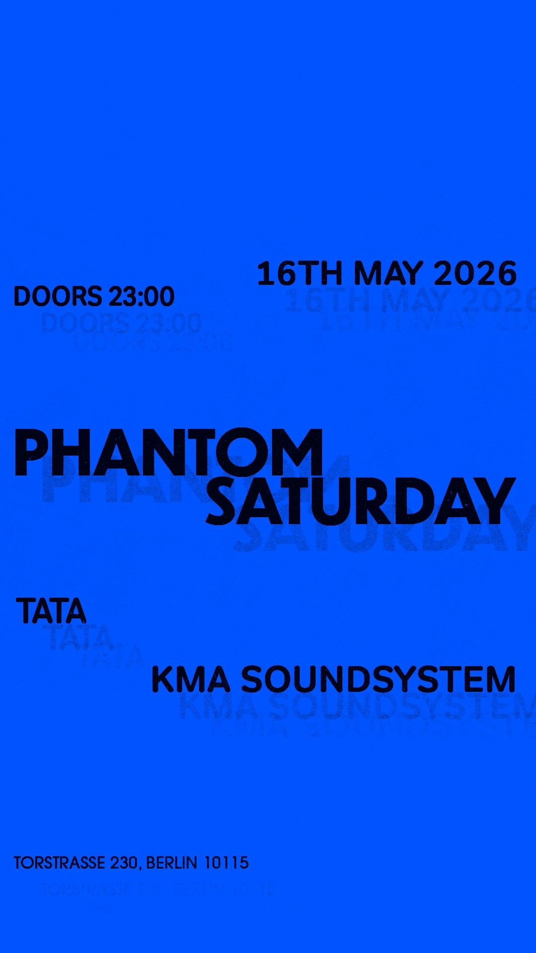 PHANTOM SATURDAY