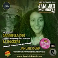 Jam Jah Mondays: Danniella Dee's Earthstrong % ET. Rockers