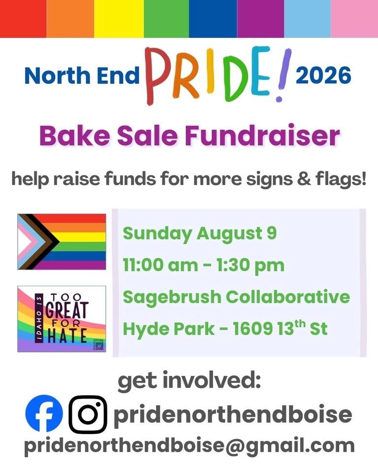 North End PRIDE Bake Sale!