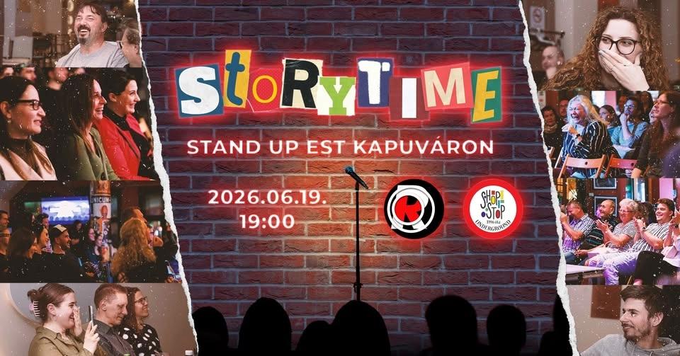 Storytime - Stand-up est Kapuváron a Rezonátor fellépőivel