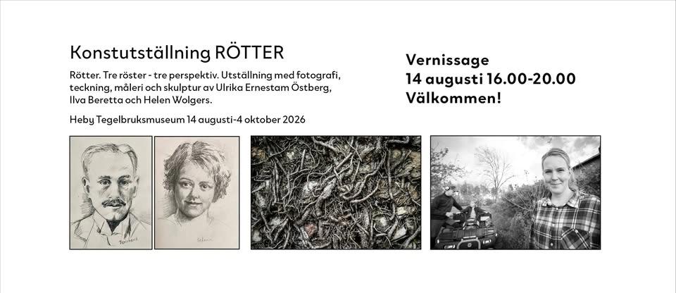 Konstutställning RÖTTER
