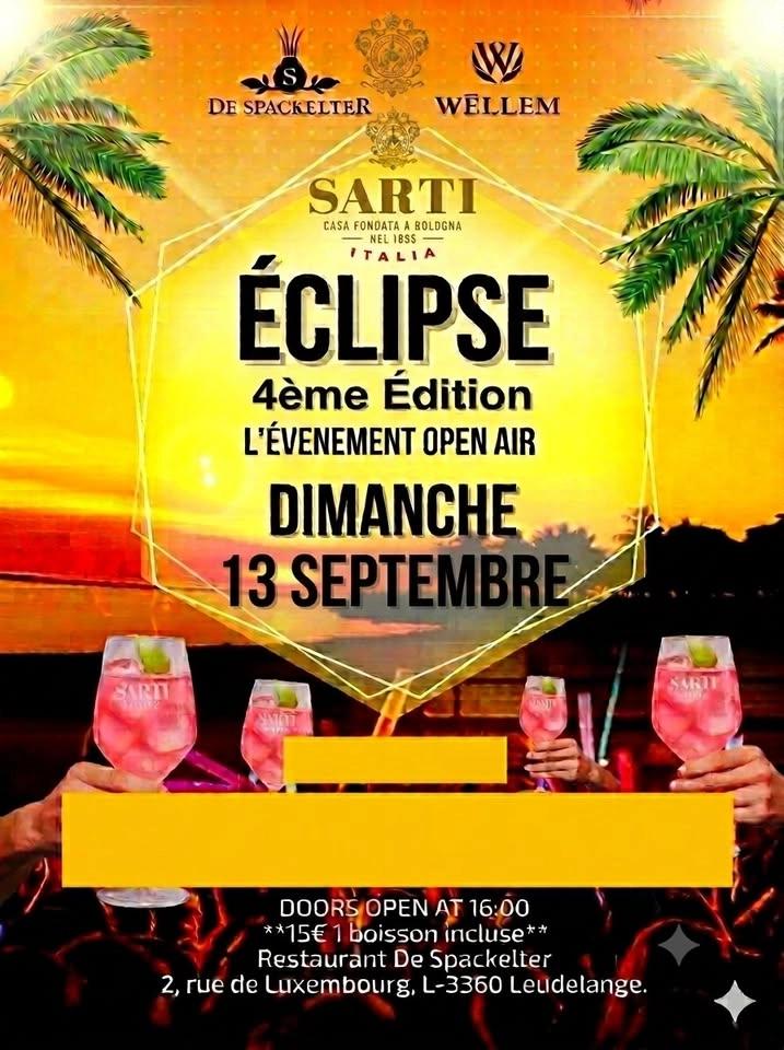ÉCLIPSE : L’ÉVÉNEMENT OPEN-AIR DE L'ANNÉE 4 eme ÉDITION ! 🌑