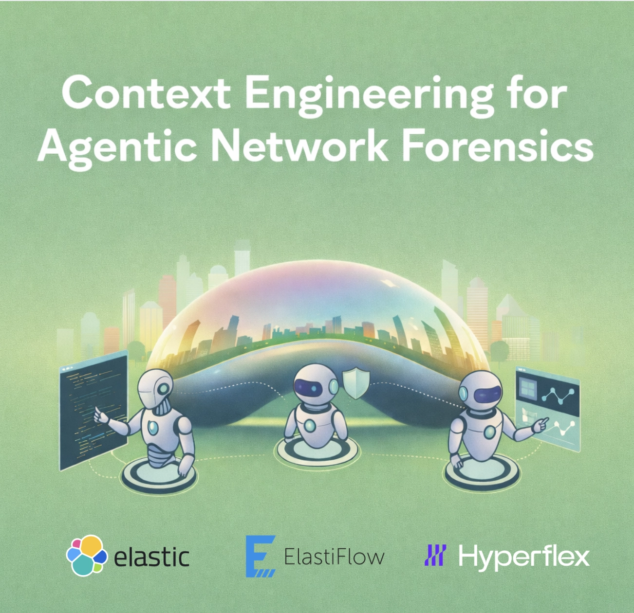 Elastic-Powered Context Engineering for Agentic Network Forensics