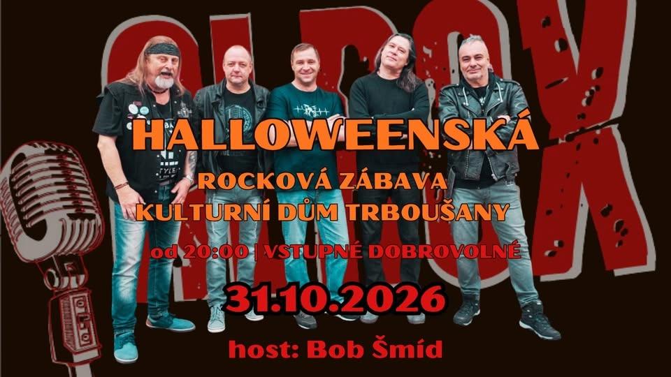 Halloweenská rocková zábava ALROX Trboušany