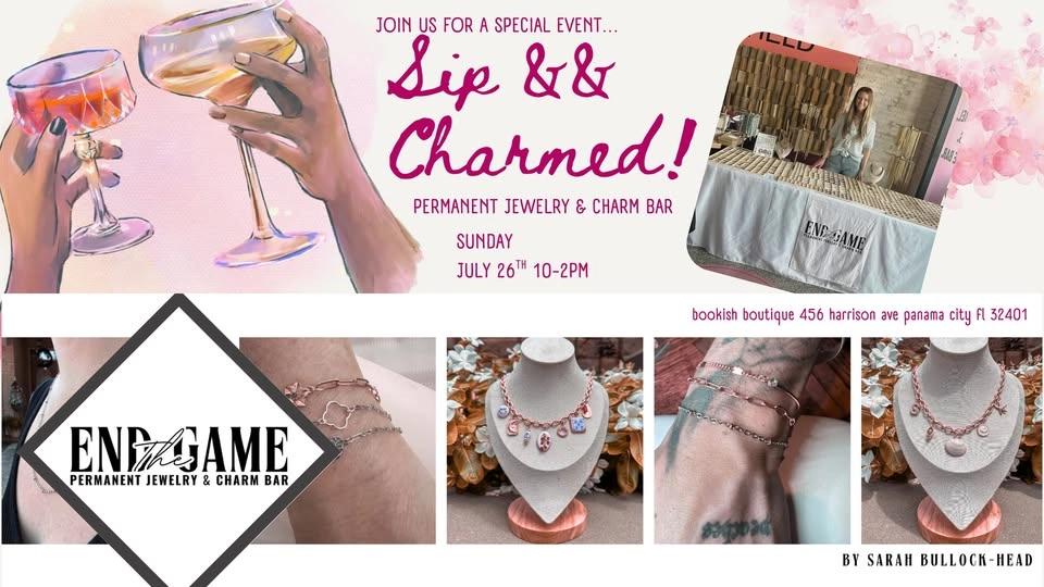 Sip N Charmed : End Game Jewelry @ Bookish!