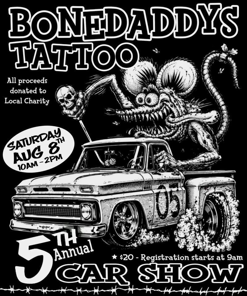 Bonedaddys Tattoo 5th annual Car Show
