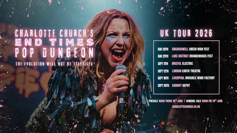 Charlotte Church End Times Pop Dungeon @ EartH Theatre, London