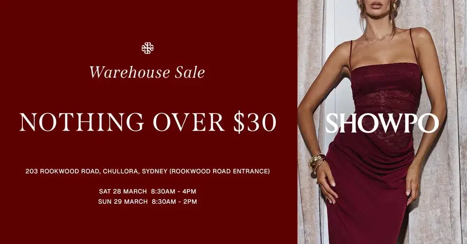 SHOWPO WAREHOUSE SALE