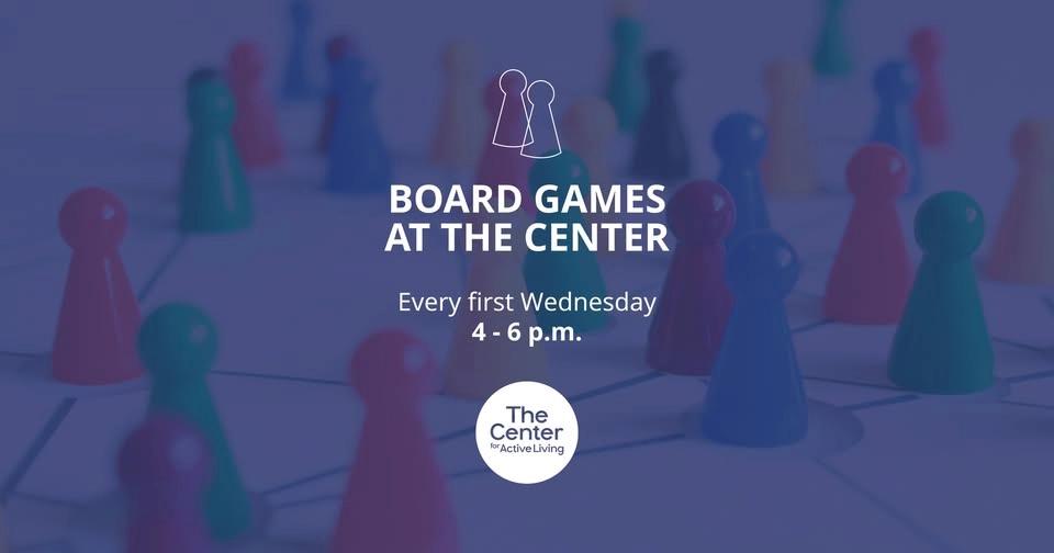 First Wednesday Board Games at The Center