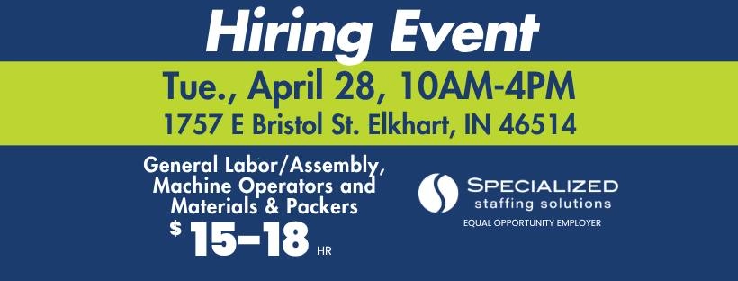OPEN INTERVIEWS - ELKHART