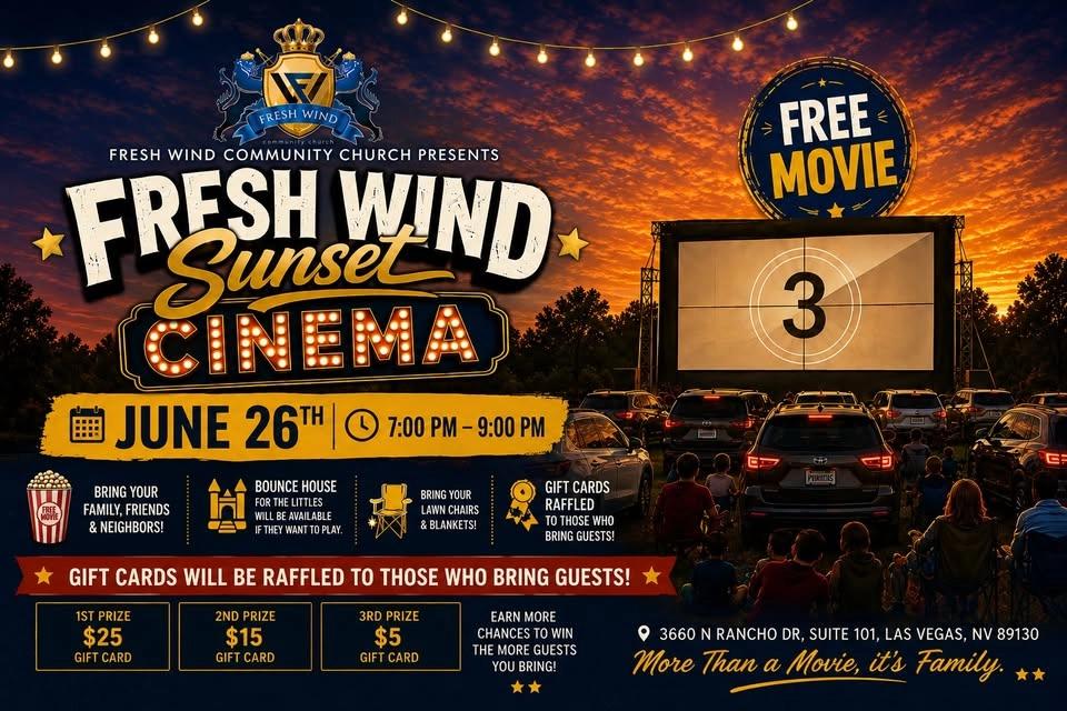 Fresh Wind Sunset Cinema - Free Community Event
