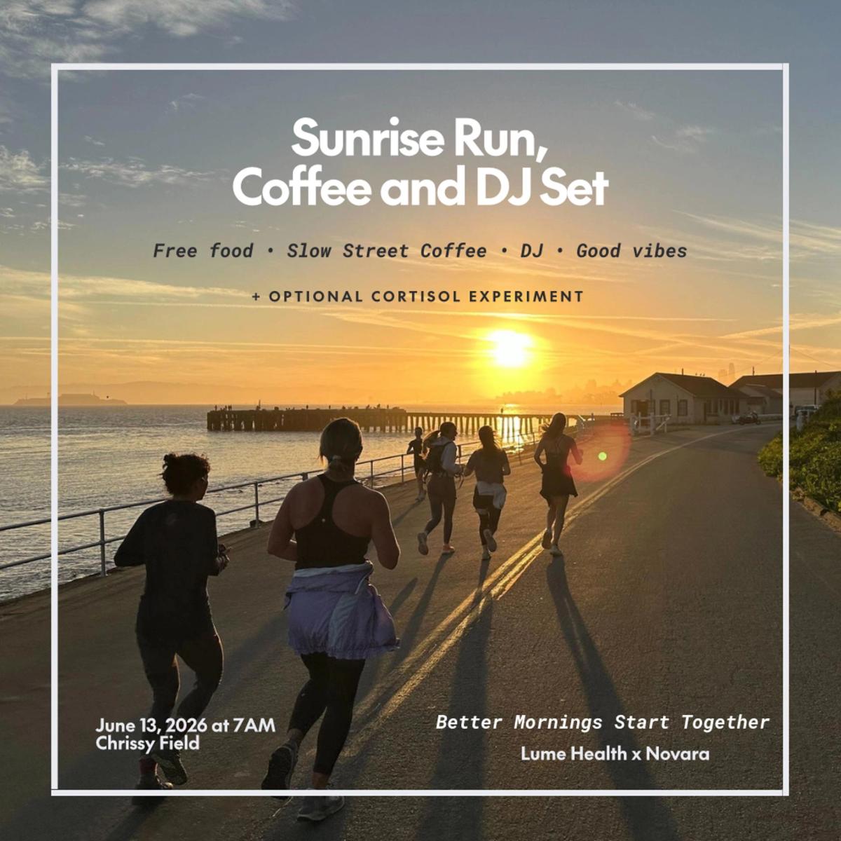 Sunrise Run, Coffee & DJ Set