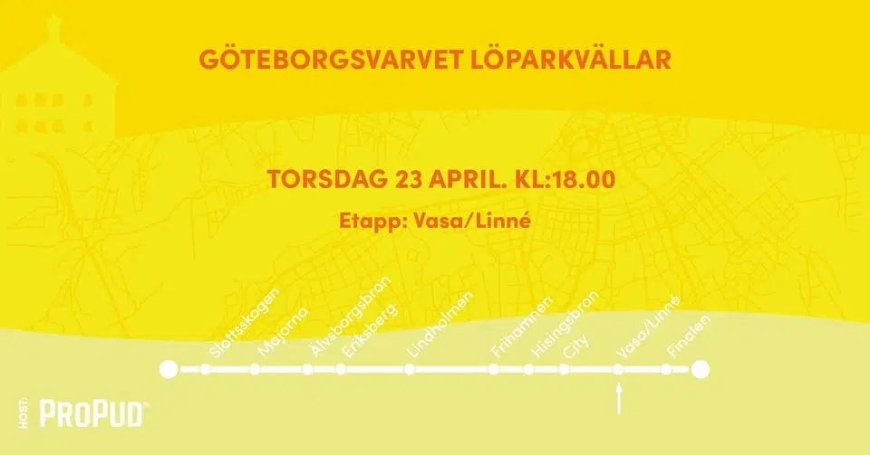 Göteborgsvarvet Löparkväll x ProPud