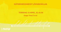 Göteborgsvarvet Löparkväll x ProPud