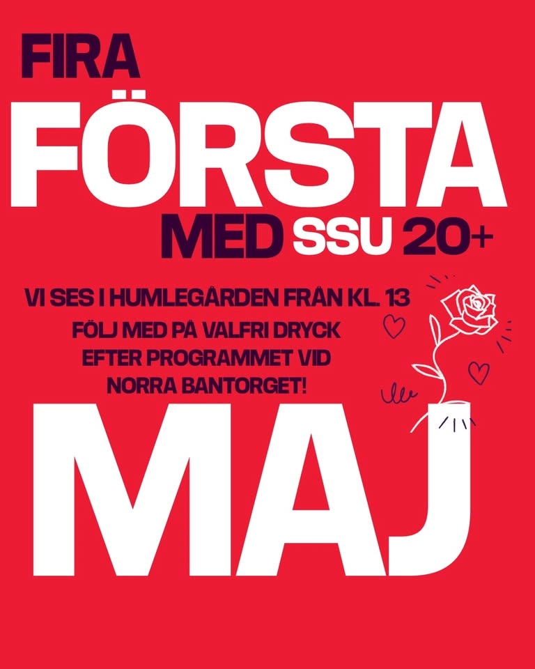 FÖRSTA MAJ MED 20+