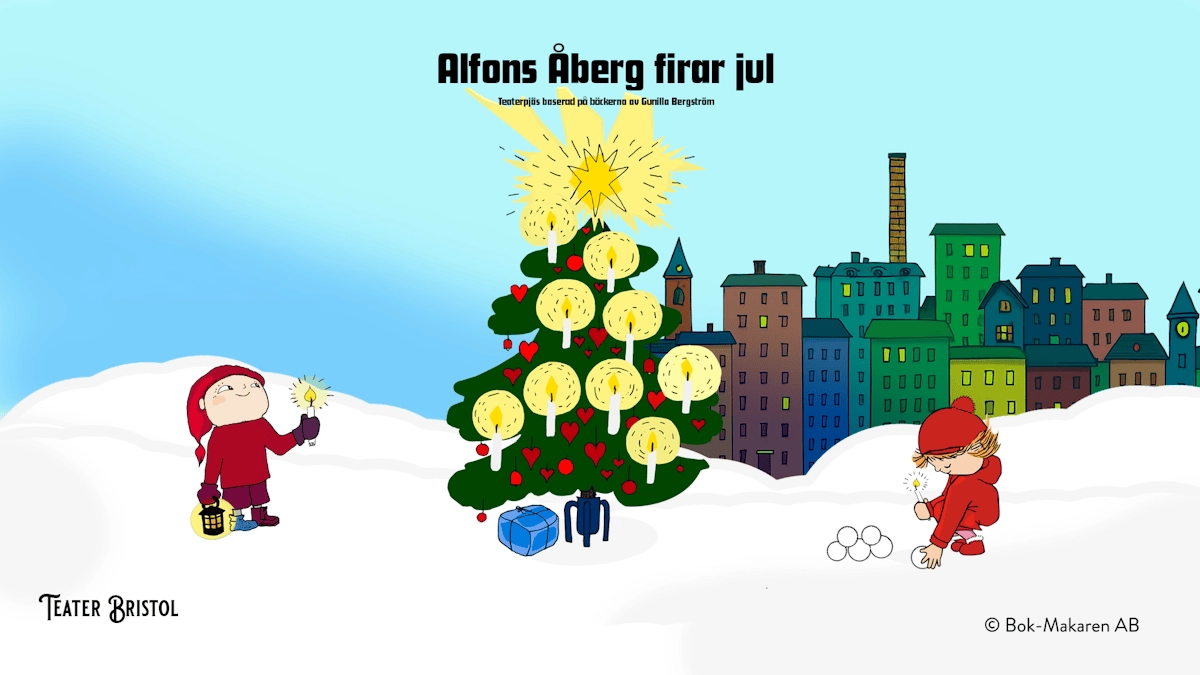 Alfons Åberg firar jul - Västervik