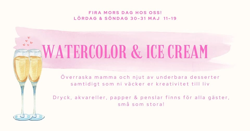 Watercolor & Ice Cream