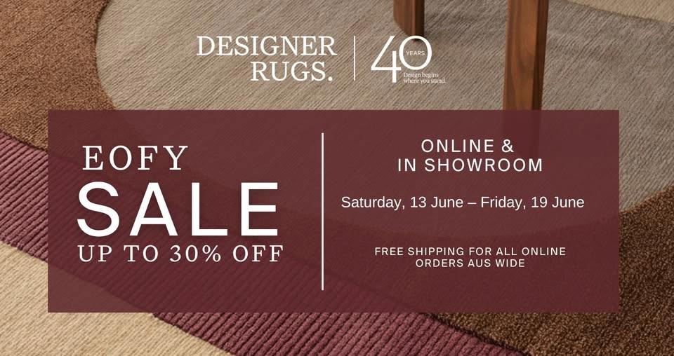 EOFY SALE - DESIGNER RUGS