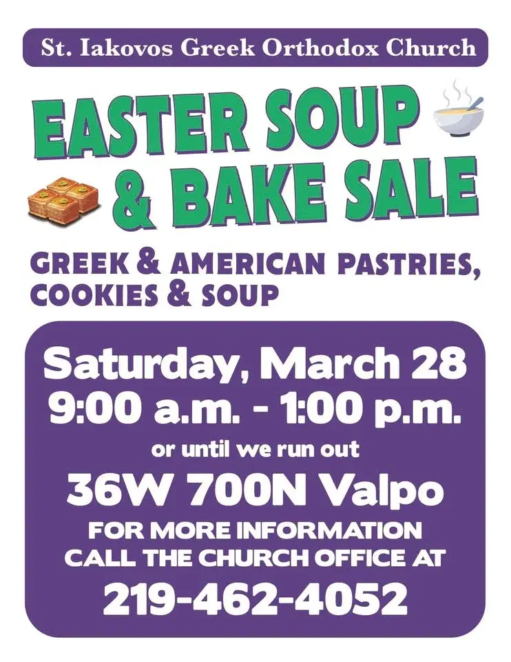 Easter Soup and Bake Sale