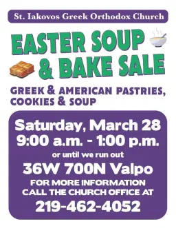 Easter Soup and Bake Sale