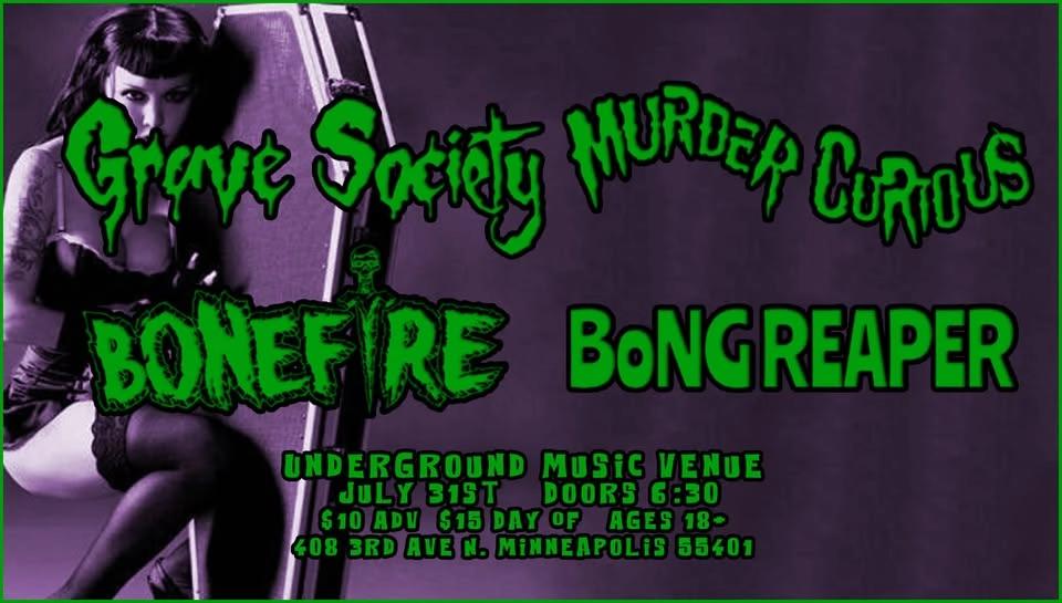 Grave Society at Underground Music Cafe!
