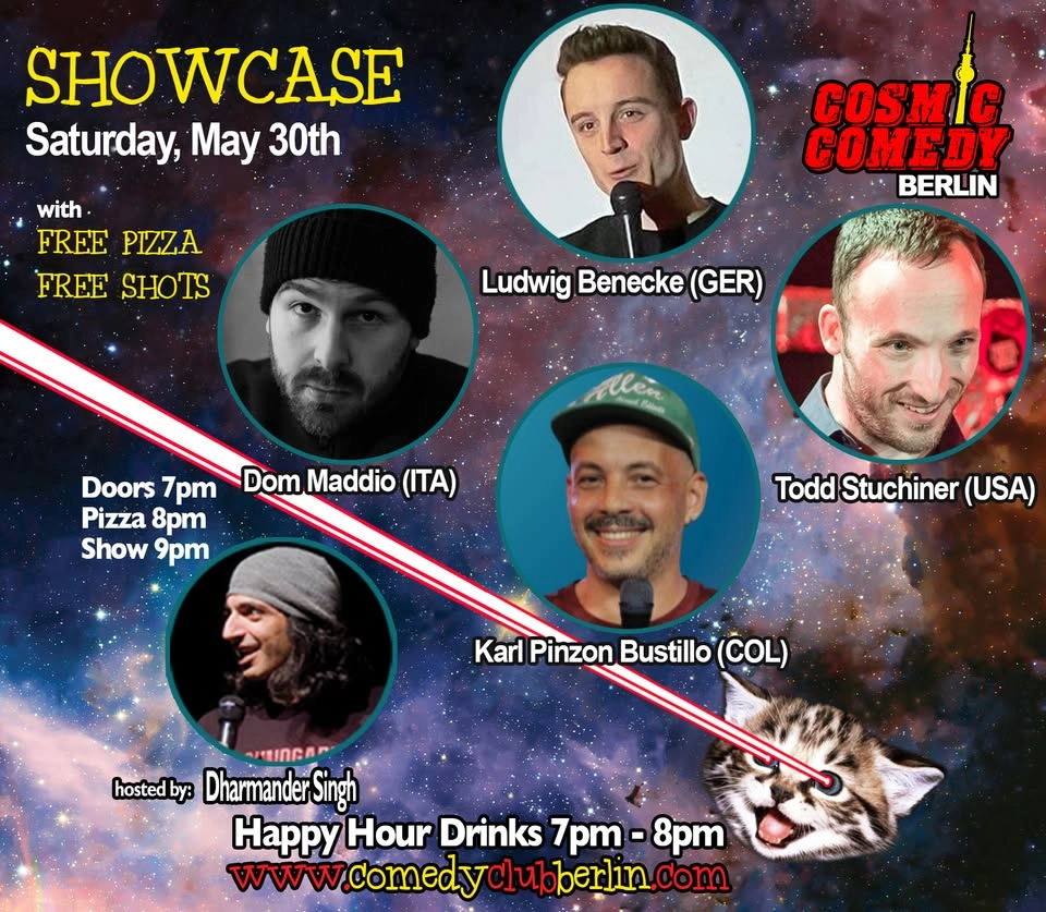 Cosmic Comedy Berlin SHOWCASE SATURDAY