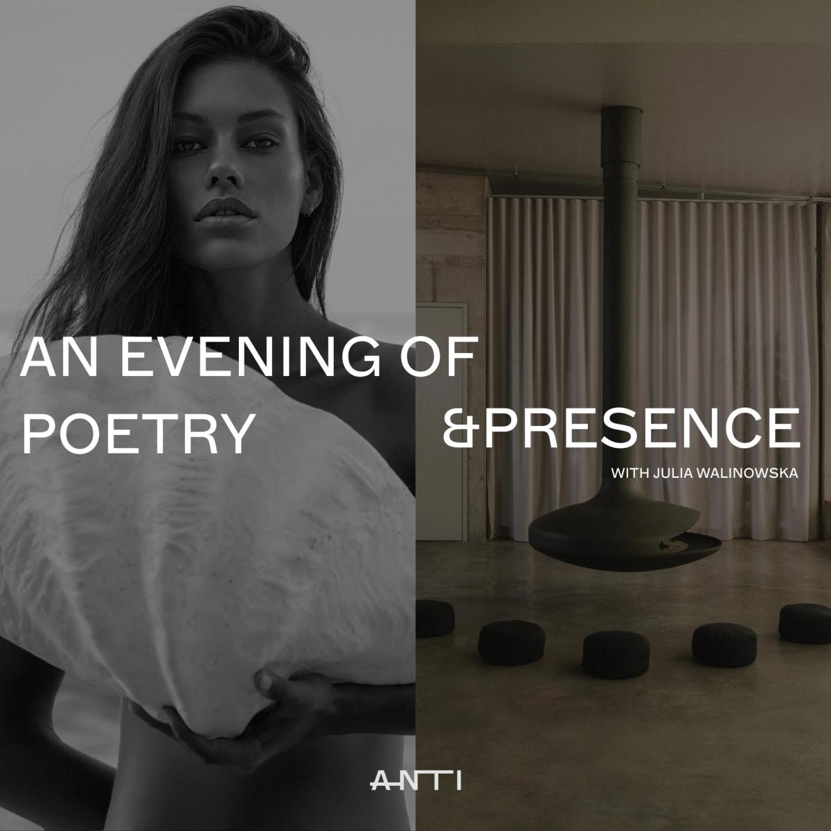 ANTIclub Invites Julia Walinowska for: An Evening of Poetry & Presence