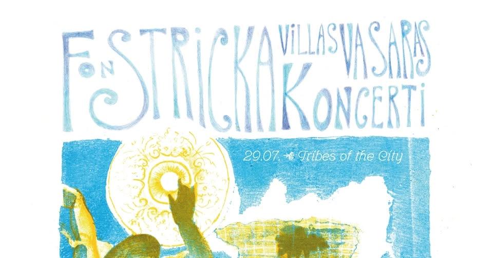TRIBES OF THE CITY fon Stricka villas dārzā