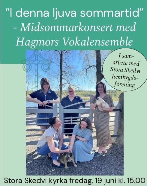 Midommarkonsert med Hagmors Vokalensemble
