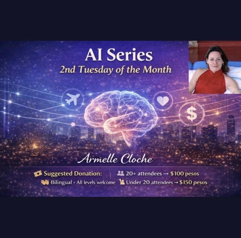 AI Workshops for every day life with Armelle: Every 2nd Tuesday · 6:00–8:00 PM