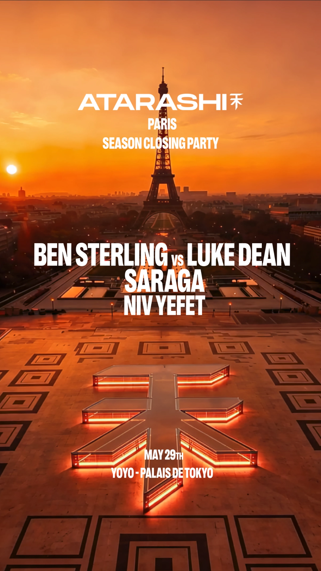 ATARASHI PARIS with Ben Sterling, LUKE DEAN, Saraga and Niv Yefet