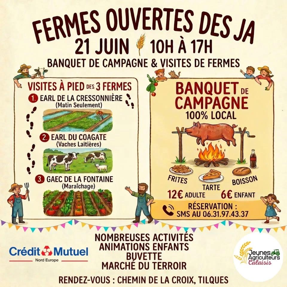 Banquet de campagne & FERMES OUVERTES